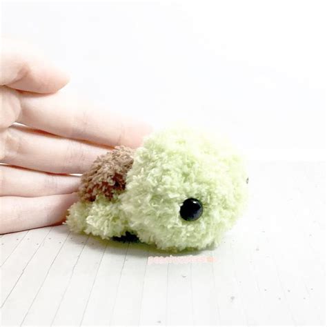 Turtle Plush Fluffy Turtle Amigurumi Turtle Kawaii Amigurumi Turtle Toy ...