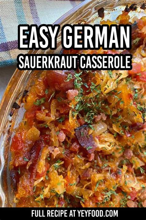 Best Ever Sauerkraut Casserole - Yeyfood.com: Recipes, cooking tips ...