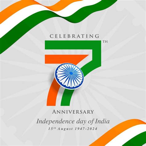 Celebrating 77 Years Of Independence India15th Of August 2024