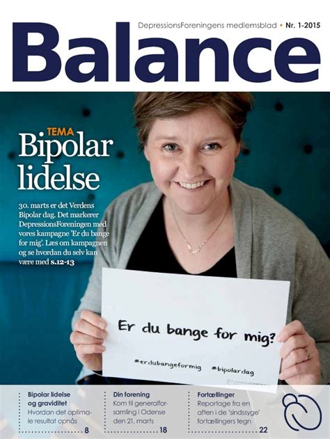 Pdf Bipolar Tema Lidelse Depressionsforeningen Dk Ret Med Bipolar