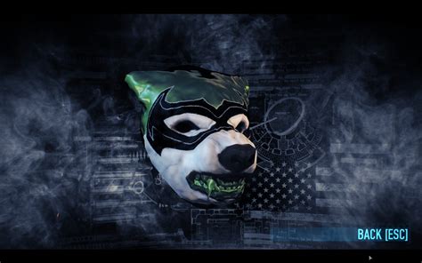 I've got my new favourite PAYDAY 2 mask at last : furry