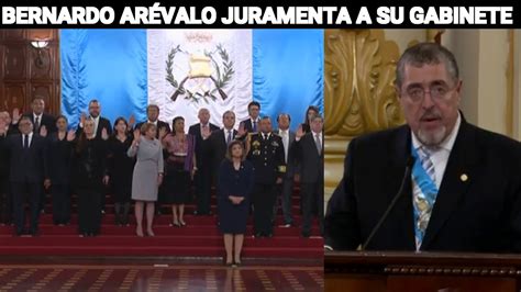 Presidente Bernardo Ar Valo Juramenta A Su Gabinete De Gobierno