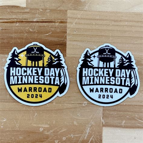 Hockey Day MN 24 Sticker - Warroad Threads, Warroad, MN