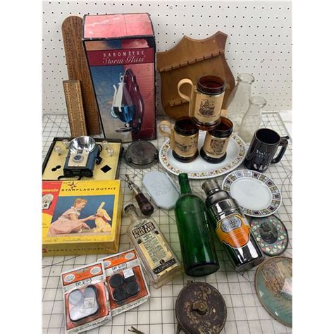 Misc Lot Barometer Vintage Camera Etc Schmalz Auctions