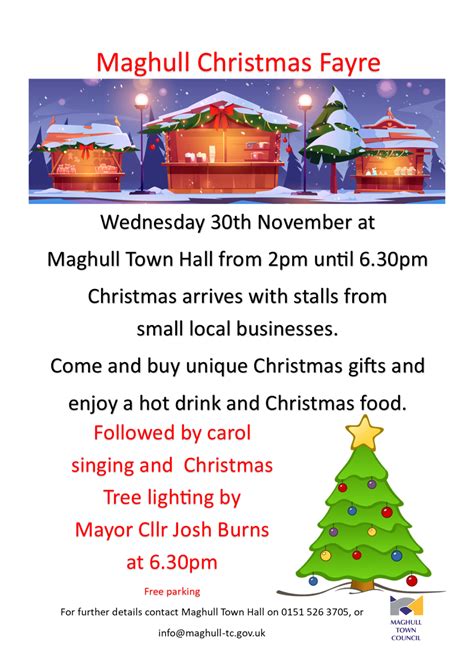 Maghull Christmas Fayre, The Venue, Maghull Town Hall – Maghull Town ...