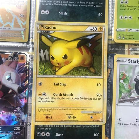 Pikachu HeartGold SoulSilver 78 123 Great Depop