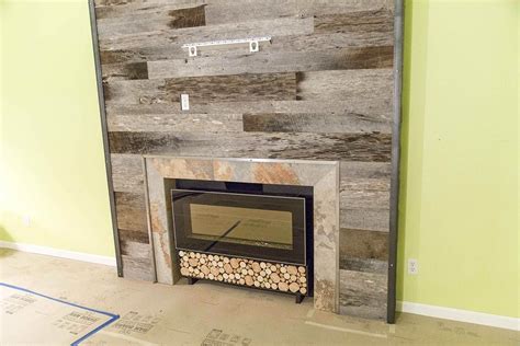 Porter Barn Wood Tobacco Barn Grey Accent Wood Wall