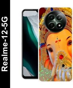 Lucky Mobi Back Cover For Realme G Ganesh Ji Ganpati Lord