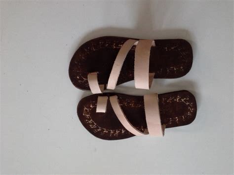 Kids Three Strap Sandals Natural Dark Brown - Enlight Designs