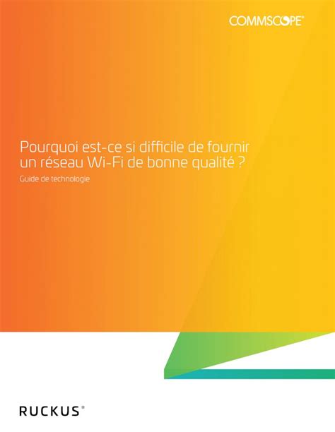 Pdf Pourquoi Est Ce Si Difficile De Fournir Un R Seau Wi Fi