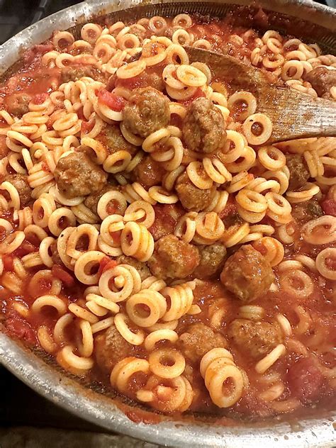 Homemade Spaghettios With Meatballs Yum Oh Yum