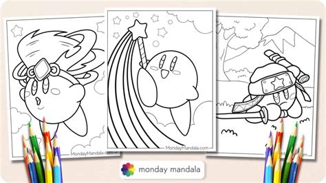 28 Kirby Coloring Pages Free Pdf Printables