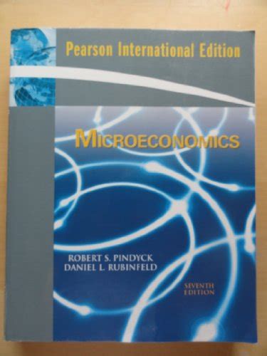 MICROECONOMICS INTERNATIONAL VERSION Robert S Pindyck Daniel L