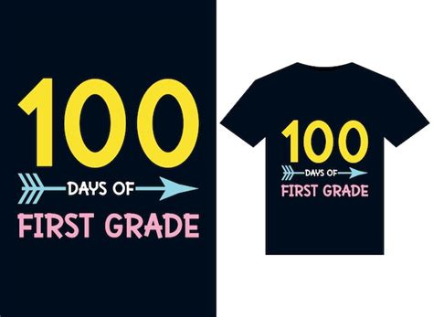 Premium Vector 100 Days Of First Grade Illustrations For Print Ready