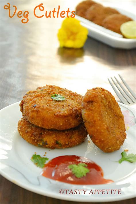 Vegetable Cutlet Spicy Veg Cutlet Tasty Appetite