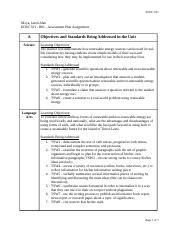 Analyzing Renewable Energy Use Assessment Plan In EDUC531 Course Hero