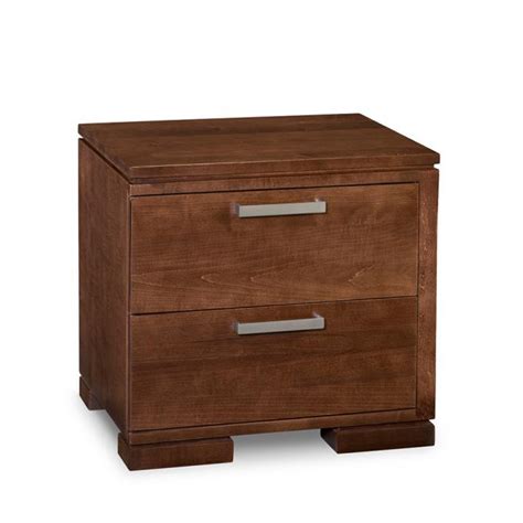 Cordova 2 Drawer Night Stand - Solid Wood Bedroom I Home Envy