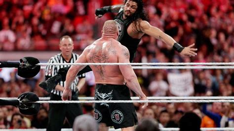 Roman Reigns Vs Brock Lesnar Wwe World Heavyweight Championship