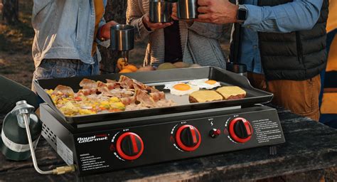 royal gourmet portable tabletop gas grill griddle   shipped