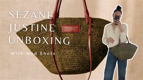 S Zane Spring Unboxing The Justine Basket Bag Mod Shots Youtube