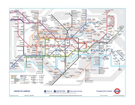 London Tube Map Pdf