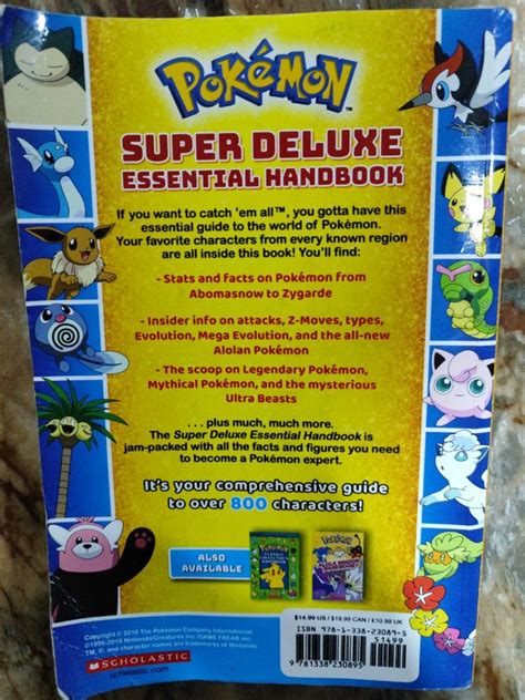 Pokemon Super Deluxe Essential Handbook Hobbies Toys Books