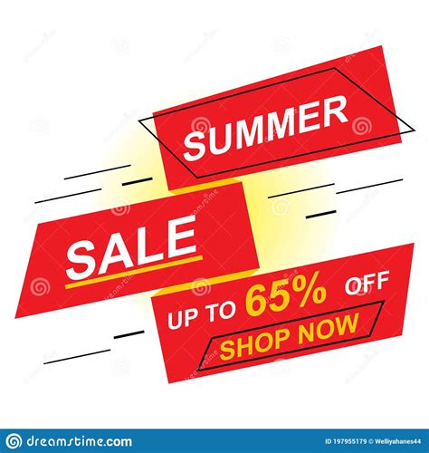 Sale Banner Template Design Modern Stock Vector Illustration Of