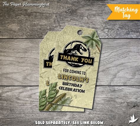 Jurassic World Water Bottle Labels Printable Jurassic Park Etsy