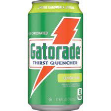 Gatorade Lemon Lime Thirst Quencher 343ml Can Soft Drink