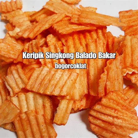 Jual Keripik Singkong Balado Bakar 500gr Shopee Indonesia