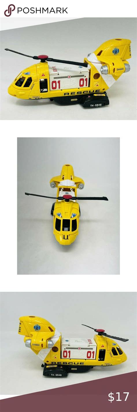 Matchbox Mega Rig Mattel Rescue Squad Helicopter Action Vehicle 1997