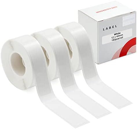 Label Maker Tape For NIIMBOT D11 D110 D101 Printer 3 Rolls 480Pcs In