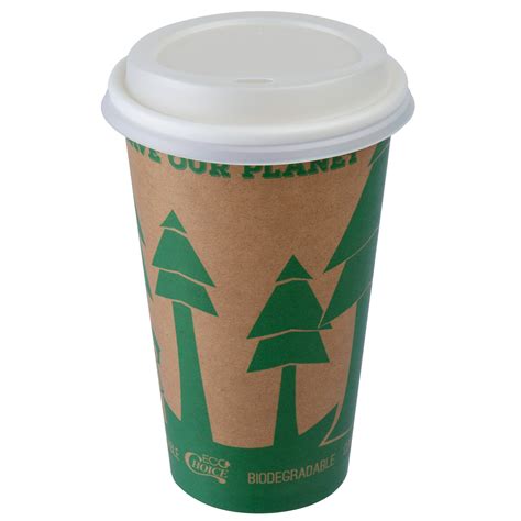 Ecochoice Oz Kraft Paper Hot Cup And Lid Pack