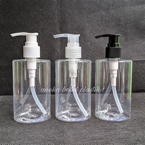 Jual Botol Pump 250ml Botol Sabun Cair Botol Pump 250 Ml Bening Rf