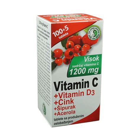 Vitamin C D Zn Ipurak Acerola Tbl A Ljekarna Lifepharm