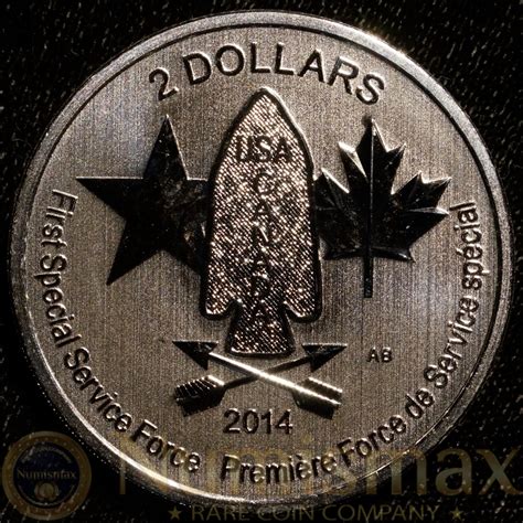 2014 Devil's Brigade USA/Canada Silver 1/2 Ounce .9999 - Numismax