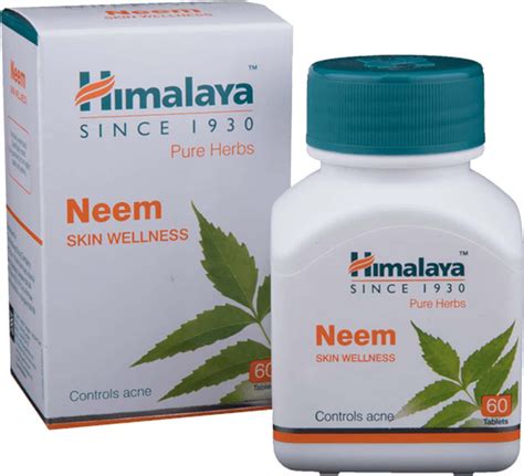 Buy Himalaya Wellness Pure Herbs Neem 60 Tabs Skin Wellness Online