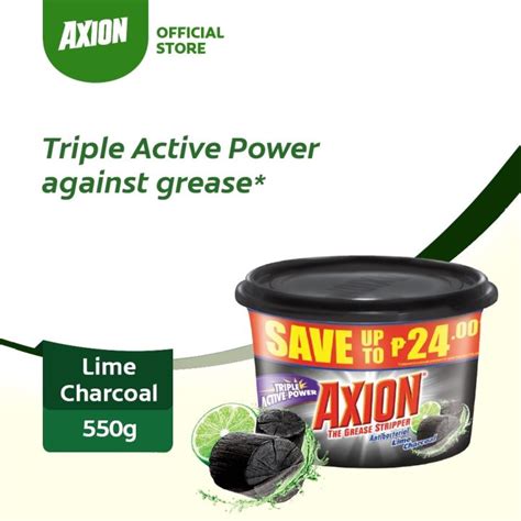 Dishwashing Liquid Axion Antibacterial Dishwashing Paste Lime Charcoal