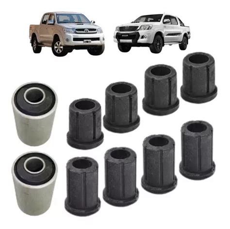 Kit Buchas Feixe Jumelo Mola Hilux 2010 2011 2012 2013 2014