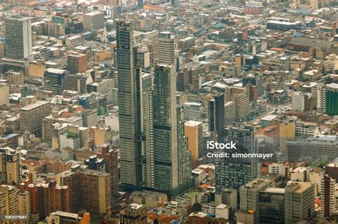 Aerial View Of Residential Skyscrapers In The Historic District Of