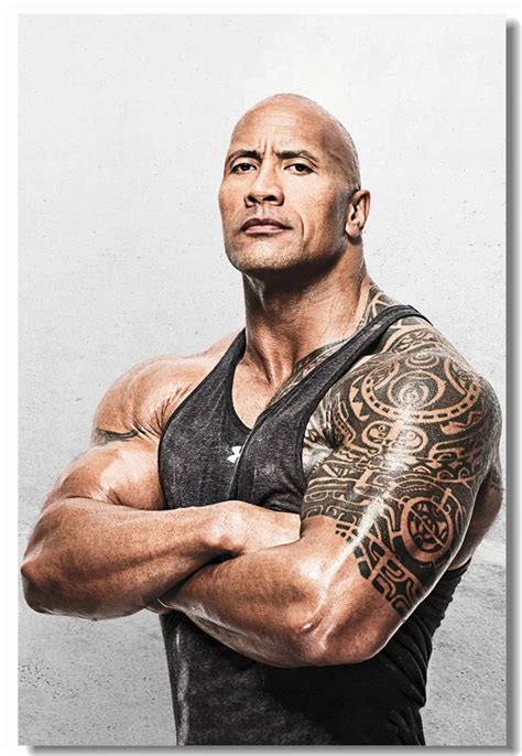 Pupazzo Di Neve Paraninfo Problema Poster Dwayne The Rock Johnson