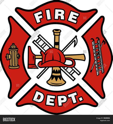 Fire Department Emblem Vector And Photo Bigstock