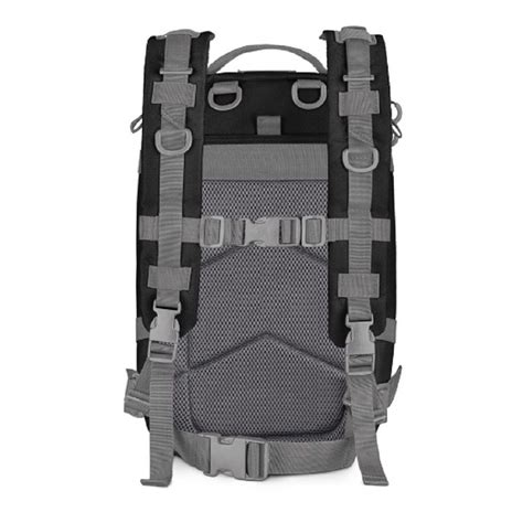 Mochila Assault Laser Cut Invictus Preto E Cinza Treme Terra Moda