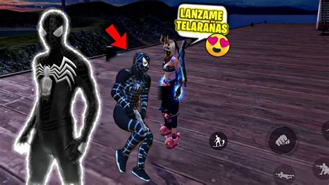 CAZANDO INTERESADAS CON LA NUEVA SKIN DE SPIDERMAN EN ZONA SOCIAL