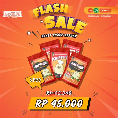 Jual Promo Flash Sale Paket Best Seller Cemilan Camilan Kripik Usus