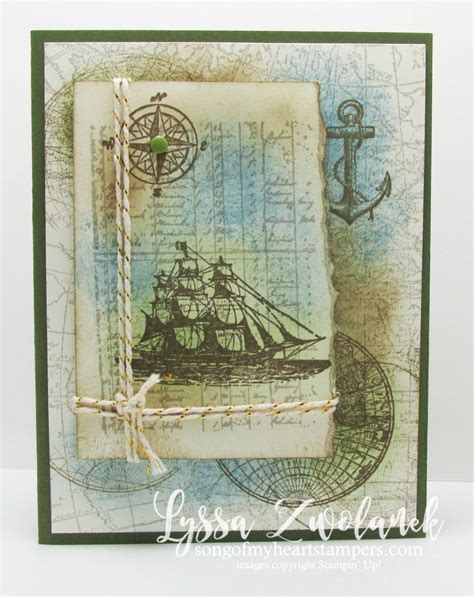 The Open Sea Multi Shade Masculine Nautical Card