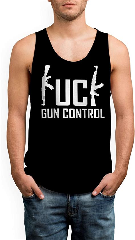 Amazon Luxxology Fuck Gun Control Men S Tanktop Clothing