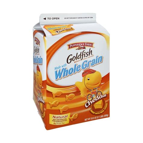 Pepperidge Farm Goldfish Crackers Cheddar Cheese Whole Grain