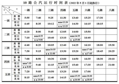 出行速看！最新公交运营时间表澎湃号·政务澎湃新闻 The Paper