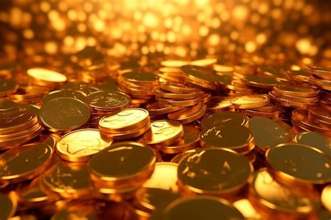 Premium Photo Photo Of Many Gold Coins